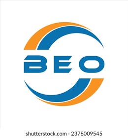 BEO letter logo design on a white background or Monogram logo design for entrepreneur and business.