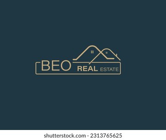 BEO Real Estate and Consultants Logo Design Vectors images. Luxury Real Estate Logo Design