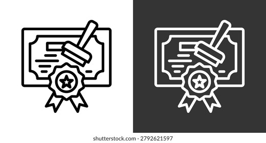 Bequest Black And White Icon Set Collection Pack Vector Illustration