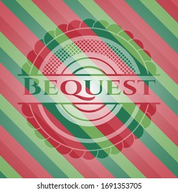 Bequest Weihnachten Stil-Badge. Vektorillustration Illustration. Detaillierte Angaben.