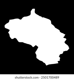 Berane Municipality map, administrative subdivision of Montenegro. Vector illustration.