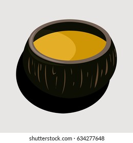  beras kencur vector illustration