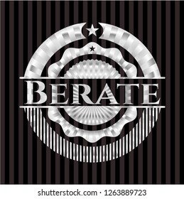 Berate silvery shiny emblem