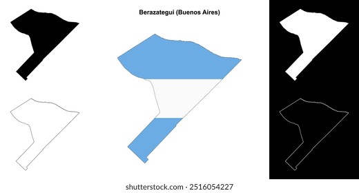 Mapa de Berazategui department (Buenos Aires)