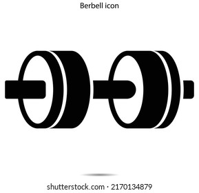 Berbell icon vector illustration graphic on background