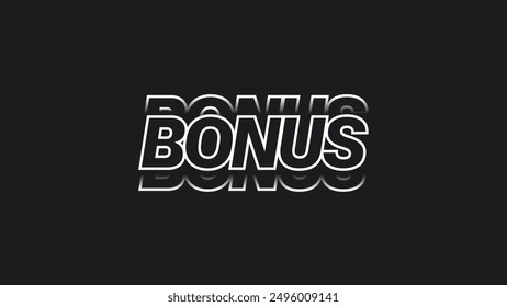 Bereal Bonus Badge. Be real benefit word banner. Special offer logo. Mobile app daily reward. UI achievement sticker. Vector illustration button