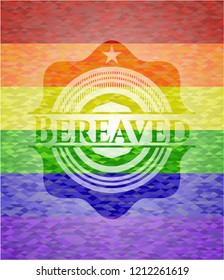Bereaved lgbt colors emblem 