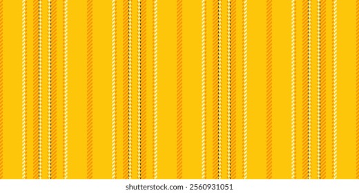 Berene background pattern lines, random vector fabric stripe. Dontour texture vertical seamless textile in bright and dark orange colors palette.