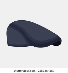 beret cap icon vector illustration
