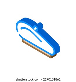 beret french hat isometric icon vector. beret french hat sign. isolated symbol illustration