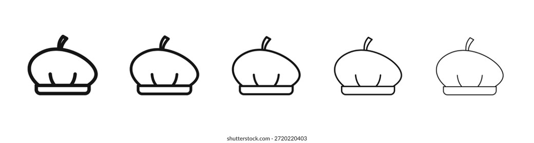 Beret icon design, logo, app, UI. Vector illustration, EPS