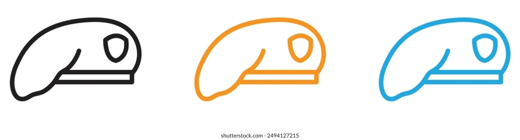 Beret icon vector logo set collection for web app ui