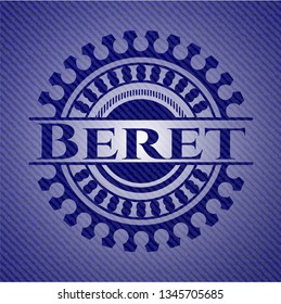 Beret jean background