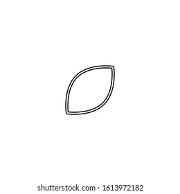 Bergamot icon. Citrus fruit symbol. Logo design element