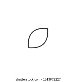 Bergamot icon. Citrus fruit symbol. Logo design element