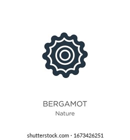 Bergamot icon vector. Trendy flat bergamot icon from nature collection isolated on white background. Vector illustration can be used for web and mobile graphic design, logo, eps10