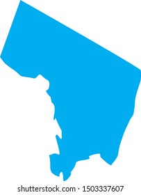 Bergen County Map In State Of New Jersey