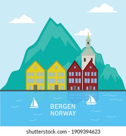 Bergen is the second largest city in Norway. It is located in Hordaland county.