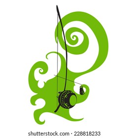 Berimbau. Hand drawn graphic illustration for capoeira theme.