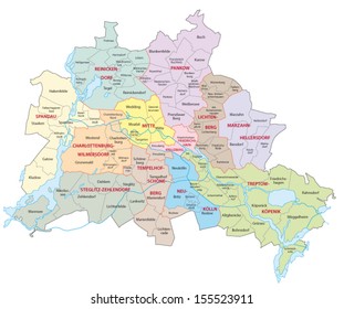 Berlin Administrative Map