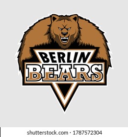 Berlin Bears games illustration vector 2