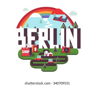 Berlin city in germany is a beautiful destination to visit for tourism.