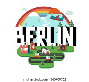 Berlin city in germany is a beautiful destination to visit for tourism.