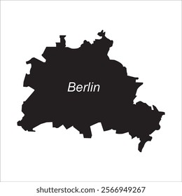 Berlin city map vector illustration symbol design