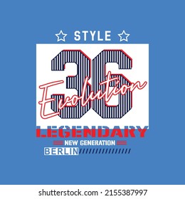 berlin city style Premium Vector illustration of a text graphic. suitable screen printing and DTF for the design boy outfit of t-shirts print, shirts, hoodies baba suit, kids cottons, etc.