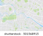 Berlin colored vector map