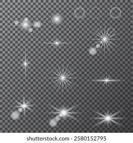Berlin, Germany - January 4, 2024: Flash light effect lamp spot, spotlight
