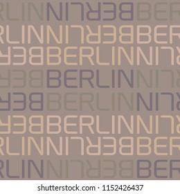 berlin, germany seamless pattern