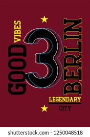 berlin good vibes,t-shirt design