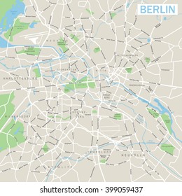 Berlin Map



Highly detailed vector street map of Berlin.
It's includes:
- streets
- parks
- names of subdistricts
- water object names

