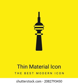 Berlin minimal bright yellow material icon