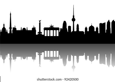 Berlin Skyline abstract