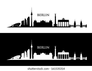 Berlin skyline - vector illustration