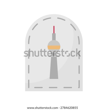  Berlin Stamp Vector Icon which can easily modify or edit
