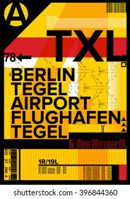 BERLIN/ Stock Vector Illustration: T-Shirt Design / Print Design