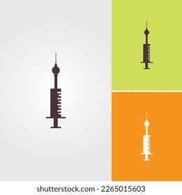 Design-Vektor für Berlin-Spritzen-Logo  