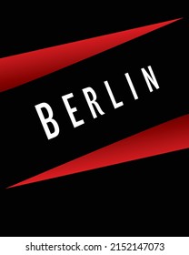 Diseño de camisetas de BERLIN unisex. Este diseño para imprenta de camisetas bajo demanda y también para subir tiendas en línea. Es 100% libre de regalías.100% editable formato Eps 10. 