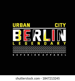 berlin urban city legendary superior apparel