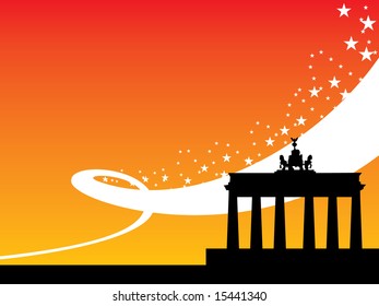 Berlin winter background