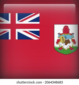 Bermuda 3D Rounded Country Flag Icon