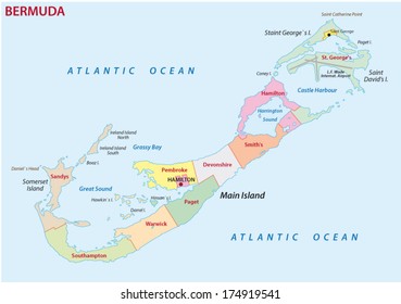 Bermuda Administrative Map