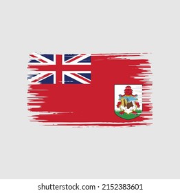 Bermuda Flag Brush. National Flag