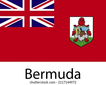BERMUDA FLAG VECTOR FOR SOCIAL MEDIA AND PRINT MEDIA