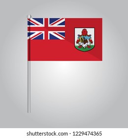 Bermuda Icon vector illustration,National flag for country of Bermuda isolated, banner vector illustration. Vector illustration eps10.