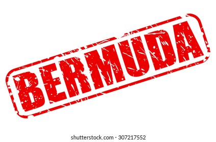 Bermuda red stamp text on white