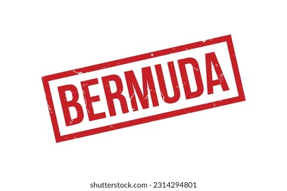 Bermuda Rubber Stamp Seal Vector